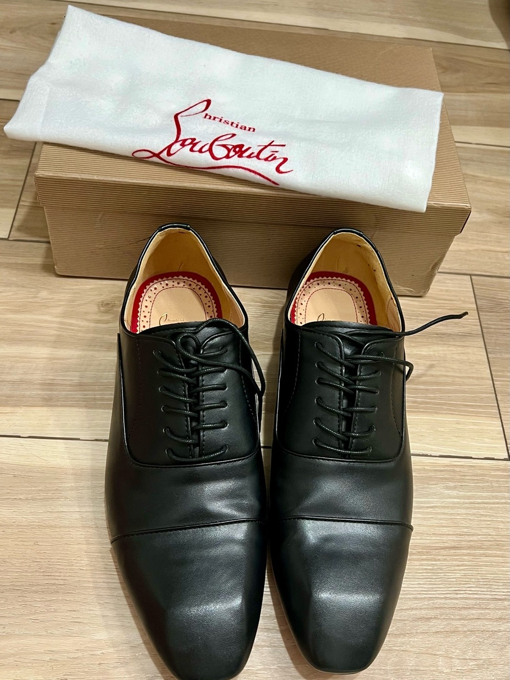 NWOT Christian Louboutin Greggo Men's  Leather Shoes